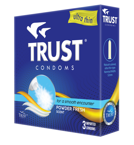 TRUST Condoms - Ultra Thin (Powder Fresh Scent) – EasyReacH