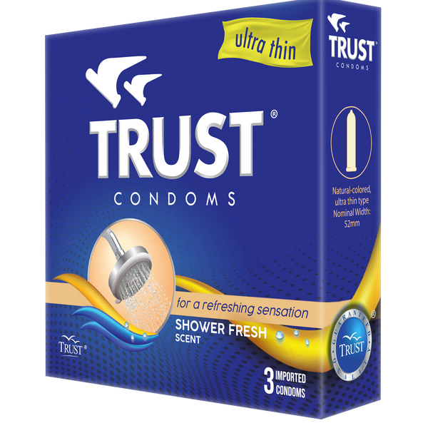 TRUST Condoms - Ultra Thin (Shower Fresh Scent)